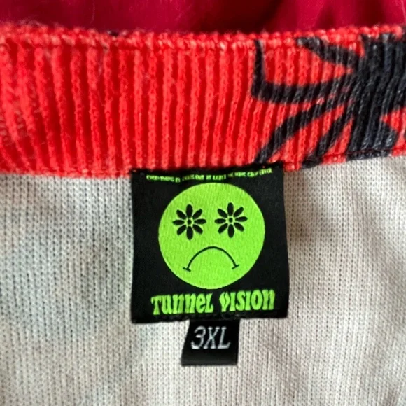 Tunnel Vision Red Widow Print Cardigan - Picture 2 of 5